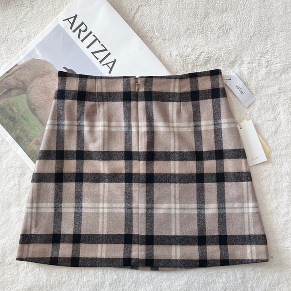ARITZIA Wilfred Classic Wool A-line Mini Skirt - Picture 7 of 8